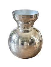 Bodenvase, Aluminium, Dôme Deco, wie neu
