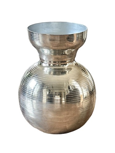 Bodenvase aluminium dôme - bodenvase,, aluminium,