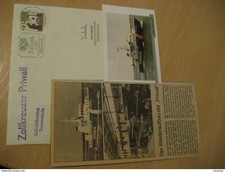 Zollkreuzer Priwall Customs Police Ship Cover Lübeck 1983 Zollschiffstation Trav