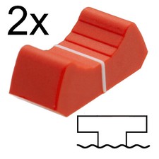 Sifam 2 Prof Faderknopf ORANGE 18,5mm Fadercaps Faderkappen Cap Mischpulte Mixer