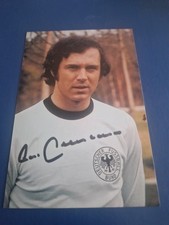Franz Beckenbauer   - original Autogramm - handsigned * der Kaiser Fussball