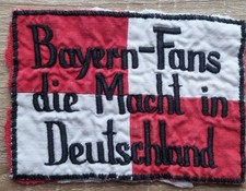 FC BAYERN MÜNCHEN AUFNÄHER Bayern-Fans die Macht in Deutschland KUTTE SAMMLER