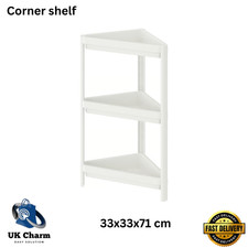 IKEA VESKEN Eckregal weiß