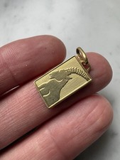750 Gold Zodiac Anhanger 2.2