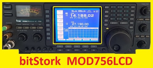 Icom 756 lcd display kit - display,