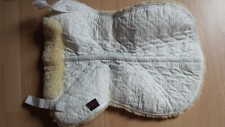 Sattelunterlage, Lammfell weiß Christ, Full, 60cm, gebraucht, sehr guter Zustand