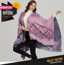 Lila Rosa DAMEN  PONCHO Winter
