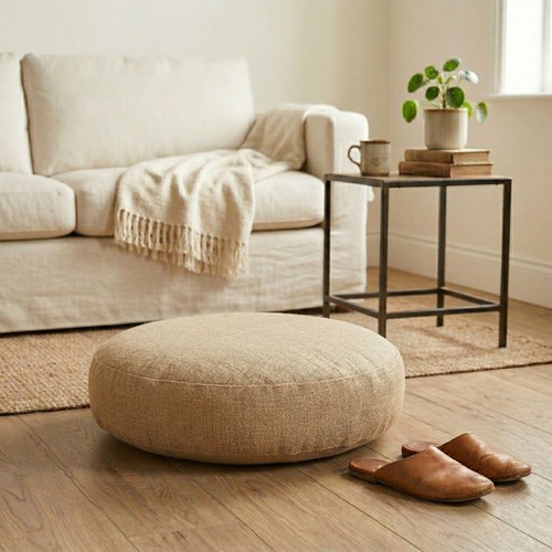 Sitz pouf aus jute - jute, cm