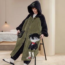 Langes Flanell-Pyjama-Set