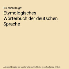 Etymologisches Wörterbuch der