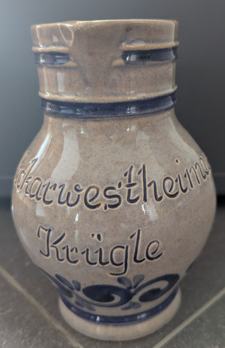 Tonkrug weinkrug bembel - tonkrug,, weinkrug,