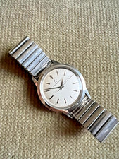 Vintage Eterna - Matic Armbanduhr Stahl Kal. 1420 U - 34 mm ca. 1964