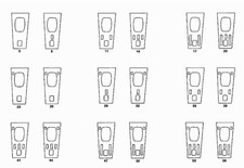 W123 Zebranoholz Schaltkonsole