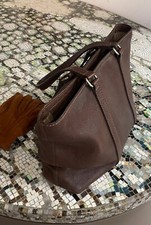 Brown Leather tote bag from Japan -  Ledertasche braun aus Japan
