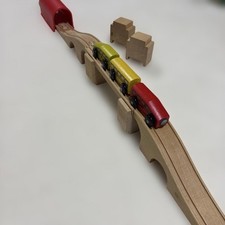 IKEA Lilabou wooden train set