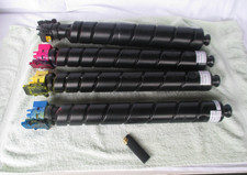 4 Gebrauchte Kyocera 1T02RLCNL0 TK-8335 Tonerkartuschen leer zum neu befüllen !