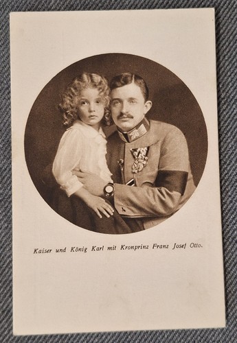 Kaiser karl mit kronprinz - karl,