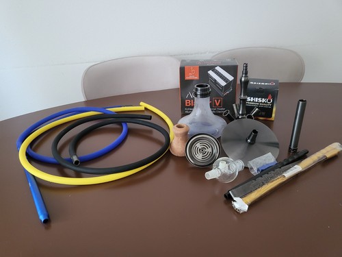 Shisha set aus glas - mit, bowl