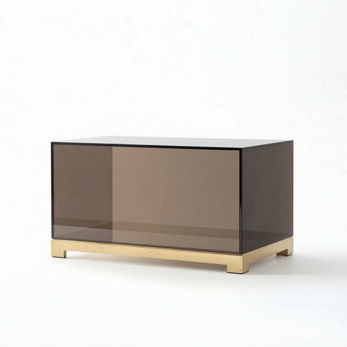 Acrylvitrine dunkelbraun
