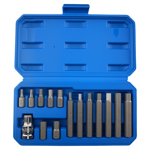 Teiliger hex bit satz inbus - 15-teiliger, bit-satz