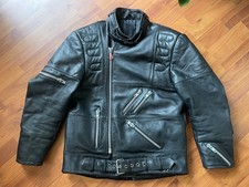 Hein Gericke Hurricane Motorrad Biker Lederjacke schwarz Gr. 58 