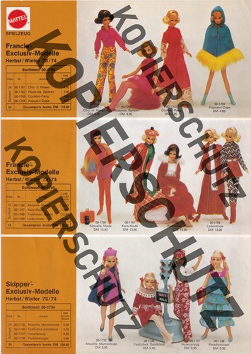 Mattel vintage messe - mattel,