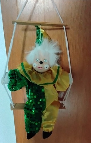 Süße clown puppe auf - süße,