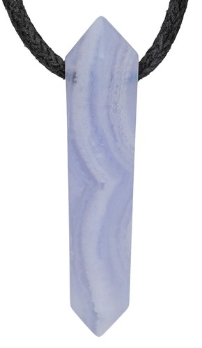 Chalcedon blau spitze gebohrt - blau,