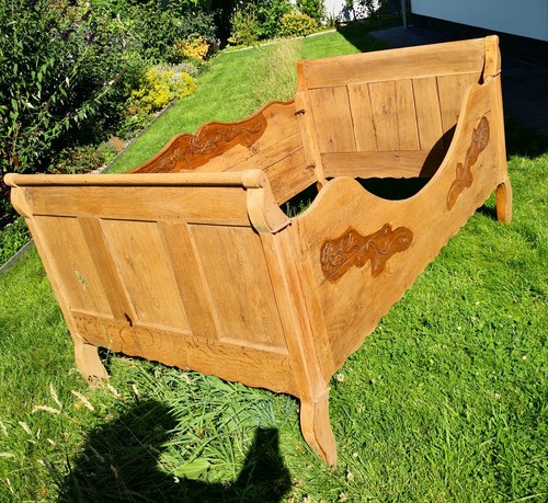 Antikes bett eiche - antikes,
