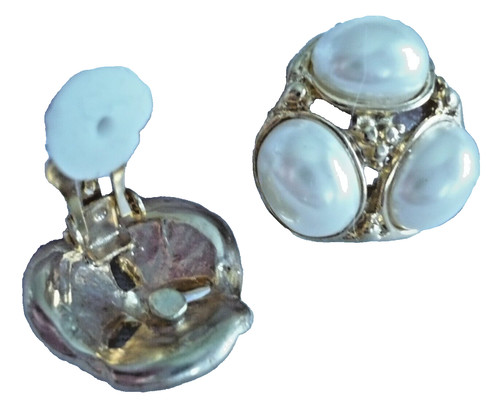 Edel ohr clips - clips, perlen