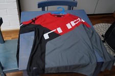 Cube Sport Fahrrad-Shirt Kinder rot grau schwarz GR:158/164