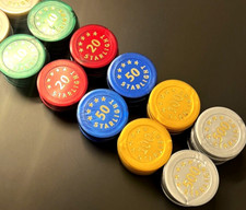Pokerset Pokerchips Casino Jetons in 5 Farben - insgesamt 100 Stück