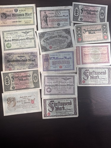 Konvolut notgeldscheine - konvolut, 13