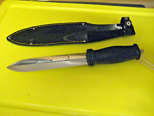 DDR Tauchermesser 80er Jahre 29,0 cm Gesamtlänge einseitig Geschliffen Rückseite