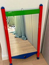 90er Spiegel IKEA Mirroir, HÄFTING ,65x37, Kunstoff Memphis style,Design Hagberg