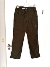 Mc Kinley Wanderhose Trekkinghose lang olivgrün Größe 19/36 Kurzgröße mit ZIP