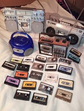 4x Radiorecorder Ghettoblaster