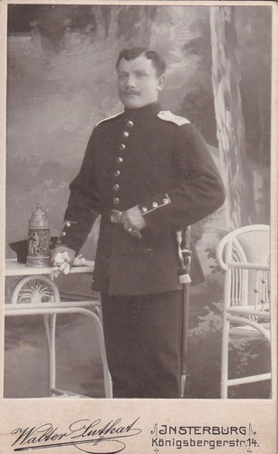 Cdv soldat portrait - cdv,