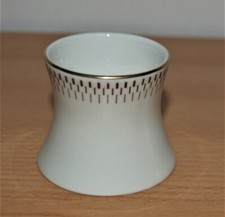 Eierbecher Schönwald braune Striche Goldrand