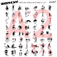 Schablonen BANKSY (B65-B120)