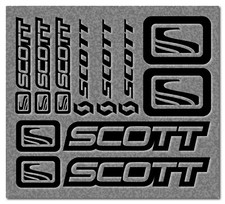 Scott Aufkleber Set 10tlg. Fahrrad Rad Rahmen Frame 38 Farben SC005