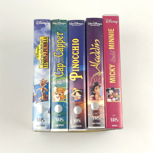 Disney vhs konvolut - vhs,