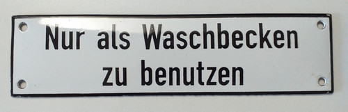 Email schild nur als - -,