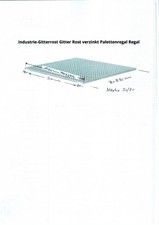 Gitterroste für Palettenregal verzinkt 