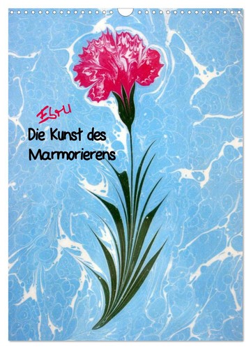 Ebru marmorieren auf wasser - auf,
