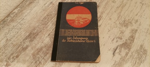 Altes lehrbuch fahrschule - lehrbuch,