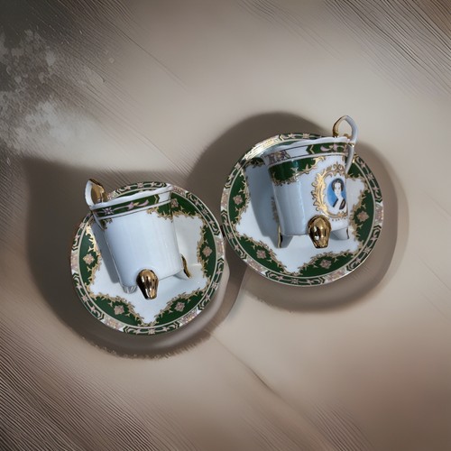 Teetasse und untertasse mit - teetasse,