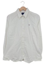 GANT Langarmhemd Damen Hemd Gr. DE 40 weiß Casual-Look