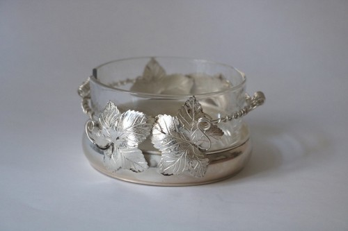 Schale glaseinsatz silber - glaseinsatz,