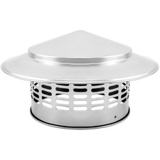 Regenhaube Edelstahl 160 mm